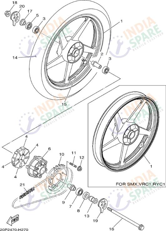 REAR WHEEL
